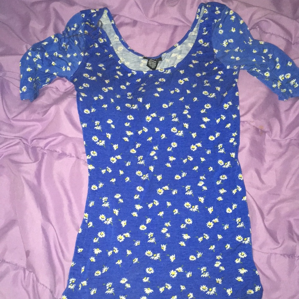 Rue 21 Long Sleeve Flower Shirt